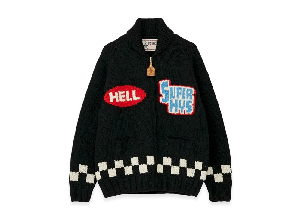HYSTERIC GLAMOUR Super HYS Woven Cowichan "Black"