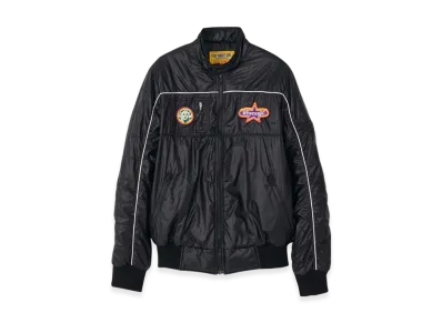 HYSTERIC GLAMOUR Glam Rock Emblem Stand Collar Blouson "Black"