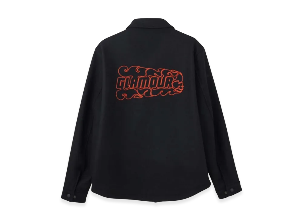 HYSTERIC GLAMOUR Fire Logo Embroidery CPO Jacket "Black"