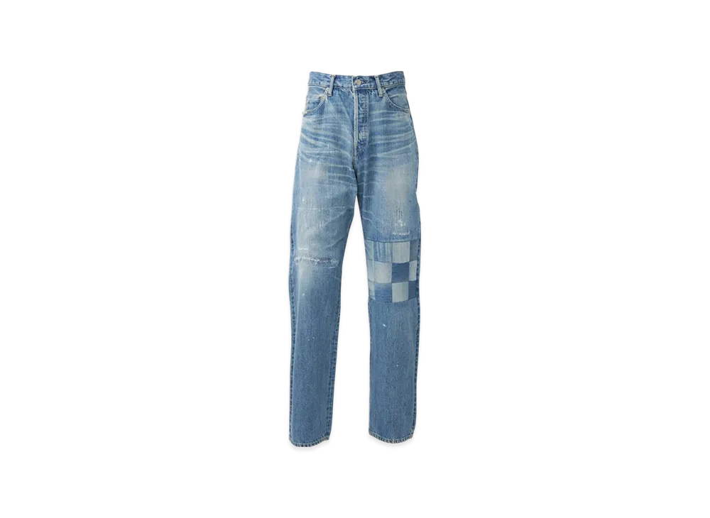 HYSTERIC GLAMOUR LKP Processing 60's XX Denim Straight Pants "Light Indigo Blue"