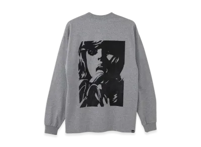HYSTERIC GLAMOUR Banana LS T-Shirt "Top Gray"