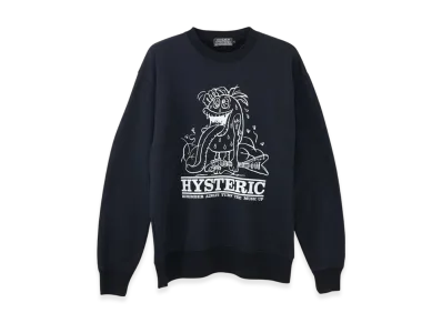 HYSTERIC GLAMOUR SBM Flying V Sweatshirt "Black"