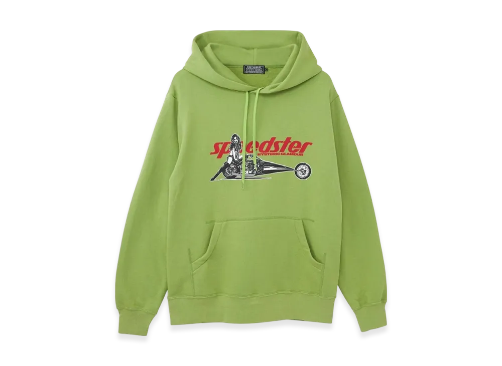 HYSTERIC GLAMOUR Speedster Hoodie "Green"