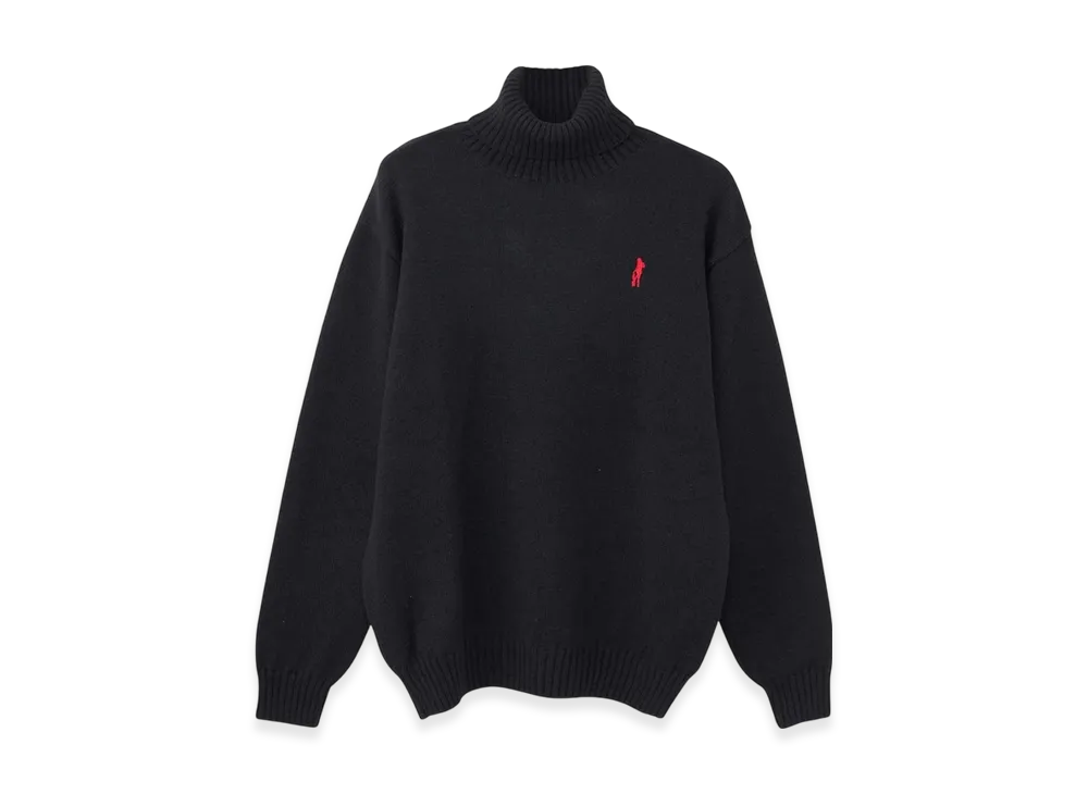 HYSTERIC GLAMOUR Hysteric Times Embroidery Turtleneck