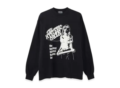 HYSTERIC GLAMOUR Hysteric Circus LS T-Shirt "Black"