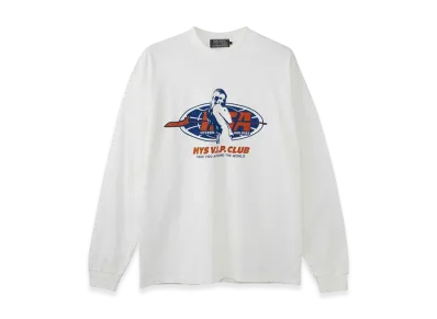 HYSTERIC GLAMOUR Hysteric Airline LS T-Shirt "White"