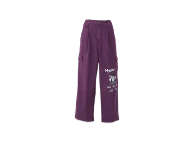 HYSTERIC GLAMOUR Sound Experience Cargo Pants "Purple"