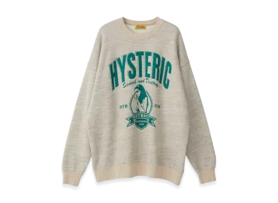 HYSTERIC GLAMOUR DTR Smoker Oversized Sweatshirt "Beige"