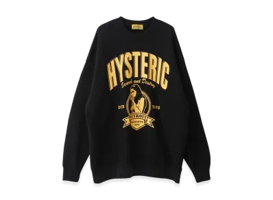 HYSTERIC GLAMOUR DTR Smoker Oversized Sweatshirt "Black"