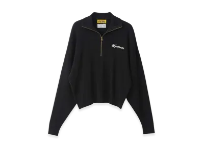 HYSTERIC GLAMOUR Hysteric Motel Half Zip Pullover "Black"