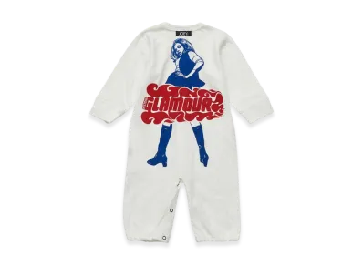 HYSTERIC GLAMOUR Vixen Girl 2Wayall Kids "White"