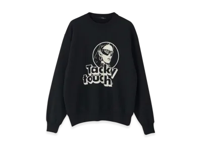 HYSTERIC GLAMOUR Tacky Touch Sweatshirt "Black"