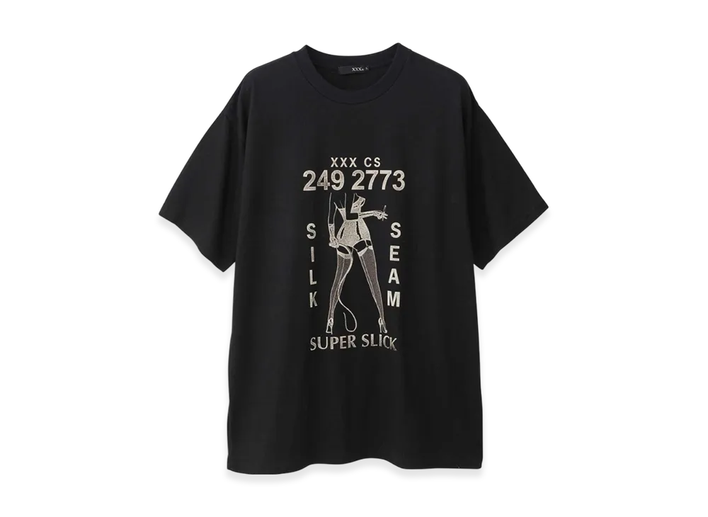 HYSTERIC GLAMOUR Super Slick T-Shirt "Black"