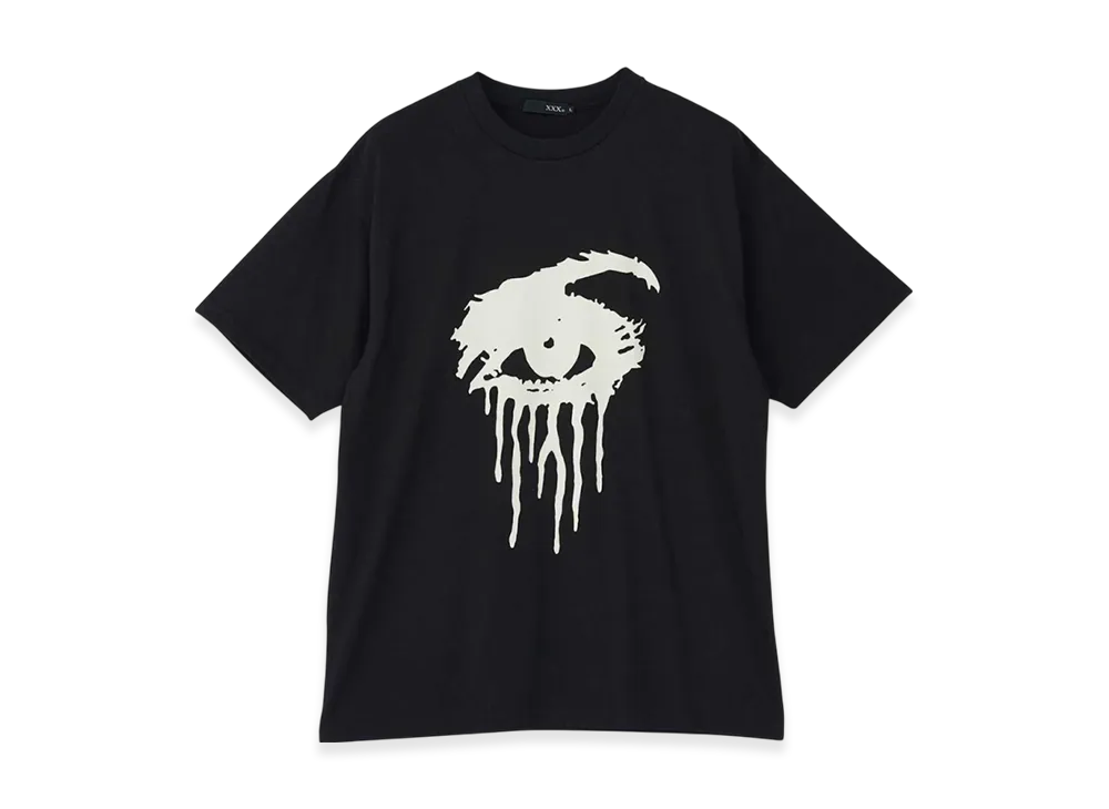 HYSTERIC GLAMOUR Screaming Eye T-Shirt "Black"