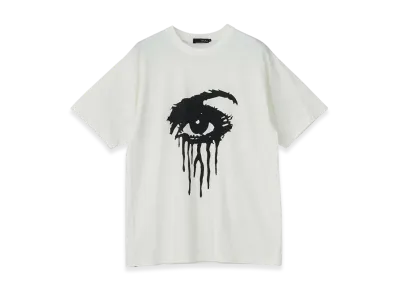 HYSTERIC GLAMOUR Screaming Eye T-Shirt "White"