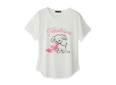 HYSTERIC GLAMOUR Puppy CS T-Shirt "White"