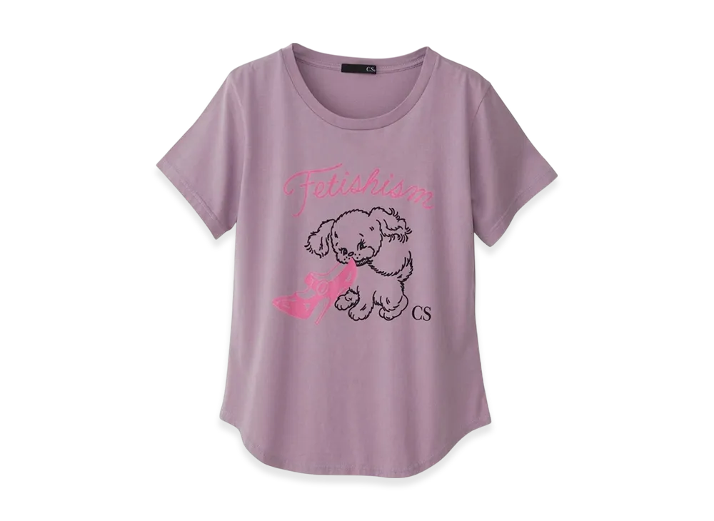 HYSTERIC GLAMOUR Puppy CS T-Shirt "Purple"