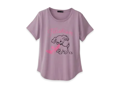 HYSTERIC GLAMOUR Puppy CS T-Shirt "Purple"