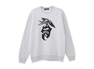 HYSTERIC GLAMOUR x The Rolling Stones 1975 Sweat Top "Gray"