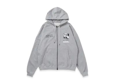 HYSTERIC GLAMOUR x Genzai Zip Hoodie "Gray"
