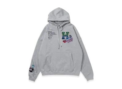 HYSTERIC GLAMOUR x Genzai Sagara Collage Hoodie "Gray"