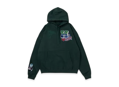HYSTERIC GLAMOUR x Genzai Sagara Collage Hoodie "Green"