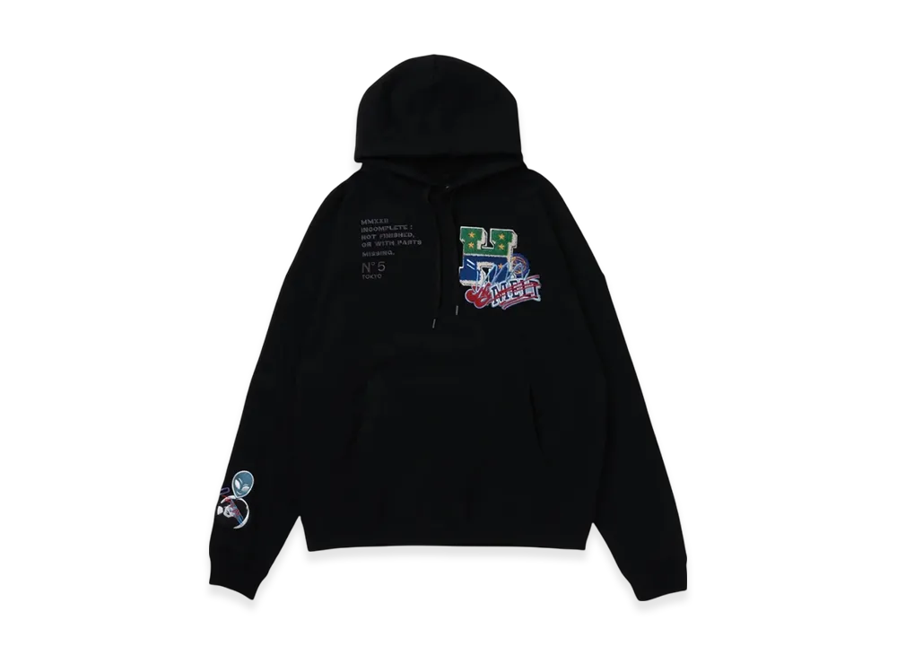 HYSTERIC GLAMOUR x Genzai Sagara Collage Hoodie "Black"