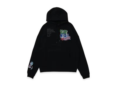 HYSTERIC GLAMOUR x Genzai Sagara Collage Hoodie "Black"