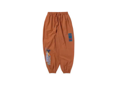 HYSTERIC GLAMOUR x Genzai Collage Cotton Pants "Brown"