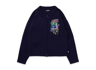 HYSTERIC GLAMOUR x Genzai Zip Knit "Purple"