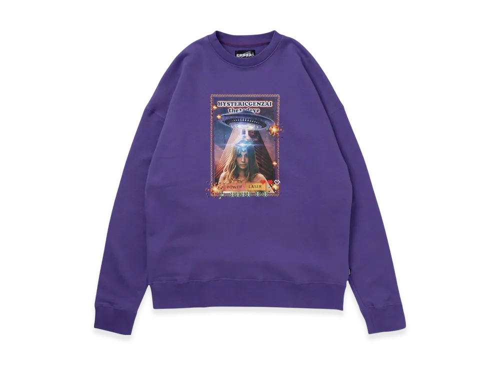 HYSTERIC GLAMOUR x Genzai Power Laser Sweat "Purple"