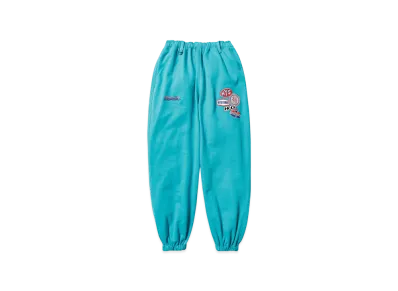 HYSTERIC GLAMOUR x Genzai Collage Wide Sweat Pants "Turquoise"