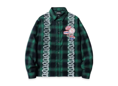 HYSTERIC GLAMOUR x Genzai Snake Shirt "Green"