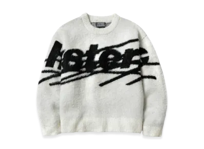 HYSTERIC GLAMOUR x Genzai Big Logo Knit "White"