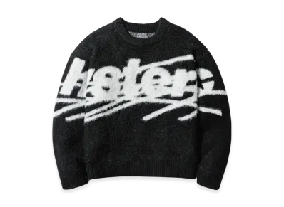 HYSTERIC GLAMOUR x Genzai Big Logo Knit "Black"