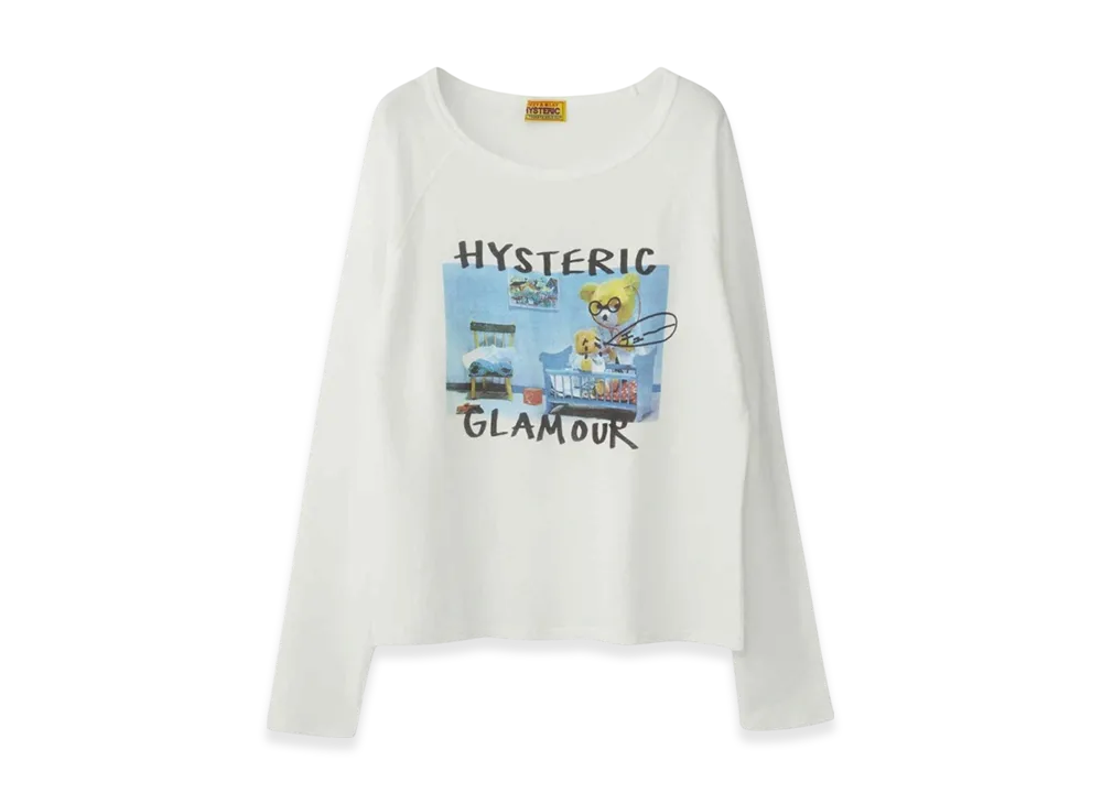 HYSTERIC GLAMOUR Baby Bear Sweatshirt "White"