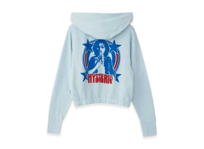 HYSTERIC GLAMOUR Hysteric Banana Short Hoodie "Blue"