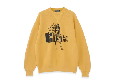 HYSTERIC GLAMOUR Crash Baby Sweater "Yellow"