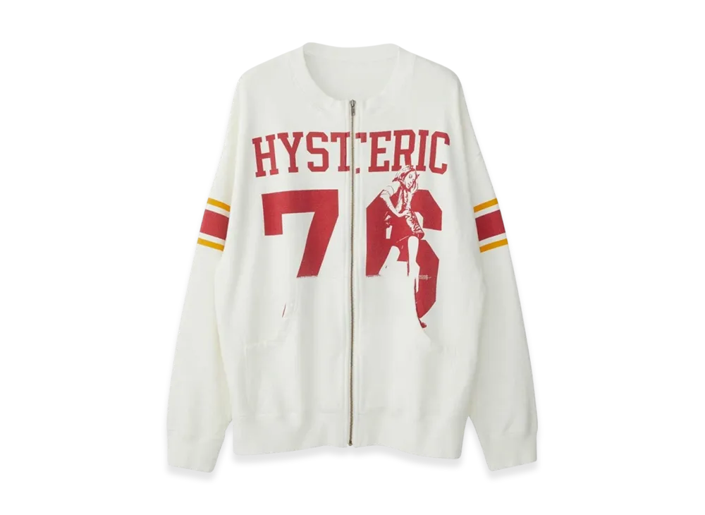 HYSTERIC GLAMOUR Hysteric 76 Oversized Jumper "White"