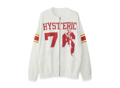 HYSTERIC GLAMOUR Hysteric 76 Oversized Jumper "White"