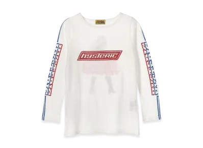 HYSTERIC GLAMOUR Vixen Girl T-Shirt "White"