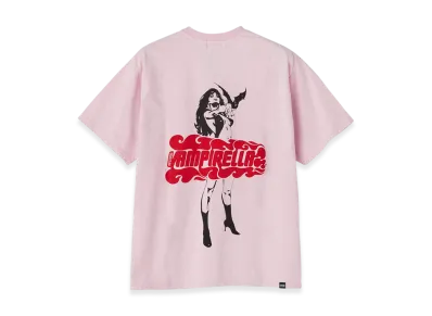 HYSTERIC GLAMOUR x Vampirella Flame Logo T-Shirt "Pink"