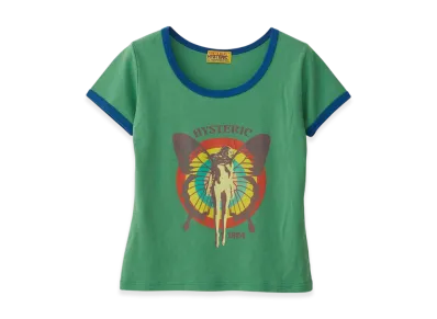 HYSTERIC GLAMOUR Hysteric Butterfly T-Shirt "Green"