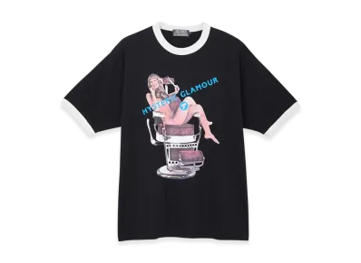 HYSTERIC GLAMOUR Hysteric Hair Cut T-Shirt "Black"