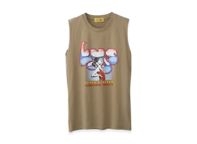 HYSTERIC GLAMOUR Sound of Chill Out Sleeveless "Khaki"