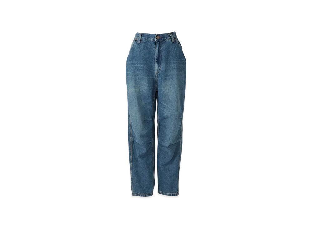 HYSTERIC GLAMOUR Knee Tuck Tapered Denim Pants "Light Indigo Blue"
