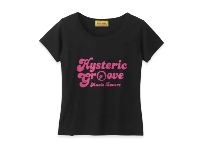 HYSTERIC GLAMOUR Music Lovers Chibi T-Shirt "Black"