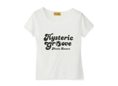 HYSTERIC GLAMOUR Music Lovers Chibi T-Shirt "White"