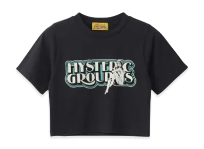 HYSTERIC GLAMOUR Hysteric Groupies Short T-Shirt "Black"