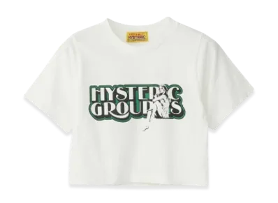 HYSTERIC GLAMOUR Hysteric Groupies Short T-Shirt "White"